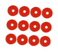 Yardwe 90pcs Red Felt Piano Washers Medium Hardness Noise Reducing Piano Tuning Accessories for Keyboard Key Leveling and Repair Wear Resistant High Temperature Resistant Parts