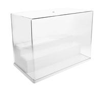 Yardwe Acrylic 3-tier Display Case Dustproof Showcase for Miniature Collectible Figures Bobblehead Display Box Tiered Shelf Storage for Action Figures and Figurines