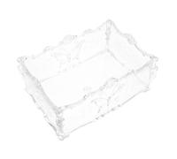 Yardwe Acrylic Bathtub Bin for Bathroom Small Pet Bath Basin Sturdy for Hamster Guinea Pig Pet Supply