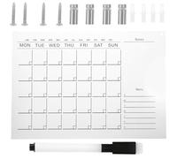 Yardwe Acrylic Board Dry Erase Writing Memo Board Chic Lightweight Practical Decorative Weekly Planner for Home Office Random Color
