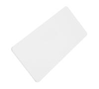 Yardwe Acrylic Microphone Blank Plate with Clip Mic Tag for Interviews Meetings Media Events Design for Secure Attachment Professional Appearance Versatile Use