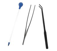 Yardwe Acrylic Stainless Steel Fish Tank Coral Feeder Cleaning Kit Easy to Use Water Changer Tool for Aquarium Care