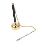 Yardwe Adjustable Small Wooden Fish Dharma Ritual Utensil with Telescopic Handle, Temple Buddhist Prayer Instrument for Chanting and Meditation in Religious Ceremonies