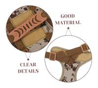 Yardwe Adjustable Tactical Cat Vest Harness with Padded Comfort and Design Secure Metal D-ring for Leash Attachment Suitable for Cats and Small Dogs Outdoor Walking and Training
