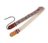 Yardwe Adjustable Ukulele Strap Nylon and Leather Shoulder Sling with Wide Application for Most Ukuleles Suitable for Family and Friends Playing