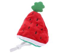 Yardwe Adorable Watermelon Design Pet Hat for Cats and Dogs Cute Dress up Headwear for Halloween Parties Everyday Fun Soft Comfortable and Eye-catching Accessory for Memorable Moments