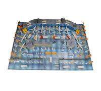 Yardwe Airplane Model Toy Set for Boys and Girls Static Assembly Educational Toy Airport Scene Accessories