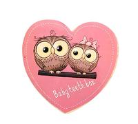 Yardwe Alphabet Wooden Tooth Box Wooden Box for Tooth Fairy Gifts Chic Design