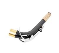 Yardwe Alto Saxophone Bend Neck with Cork Replacement Mouthpiece for Enhanced Intonation for Home Use Convenient Assembly Saxophonists