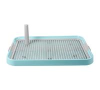 Yardwe Anti-slip Two-layer Structure Plastic Grid Detachable with Design Toilet Tray for and Easy to Clean Use at Dog Medium Small Dogs Indoor Home or Bathroom