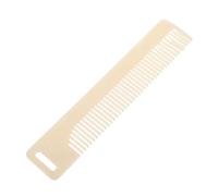 Yardwe Anti Static Wide Tooth Comb Acetate Hair Comb Portable Beige Gentle Detangling Hairdressing Styling Tool for Women On-the-go and Everyday Use