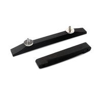 Yardwe Archtop Guitar Bridge with Saddle Lightweight Design Durable Construction for Jazz Guitarists Smooth Surface and Polished Finish for Easy Installation