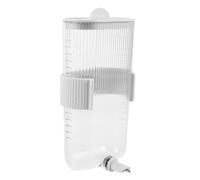 Yardwe Automatic Parakeet Water Dispenser 360ml Large Capacity No-drip Birdcage Water Feeder for Budgies Cockatiels Lovebirds with Hanging Mount Accessory