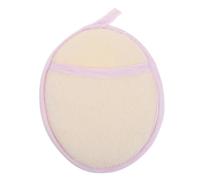 Yardwe Baby Bath Sponge Mitt Gentle Body Scrub Sponge Bamboo Fiber Washcloth Pink Promotes Blood Circulation for Newborns and Toddlers for Face and Hands in Baby Bath