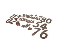 Yardwe Baby Milestone Numbers Wooden Monthly Milestone Baby Photo Props 1 Set Wood Newborn Birth Announcement Card Growth Record Birthday Party