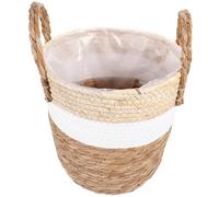 Yardwe Basket Flower Arrangement Rustic Style Woven Decorative