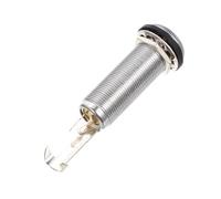 Yardwe Bass Barrel Cylinder Jack for Electric Bass Stereo Output Interface Easy Installation High Wear Resistance Quality Craftsmanship
