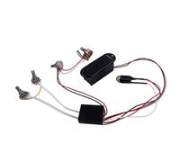 Yardwe Bass Guitar Tone Control Wiring Harness Band Equalizer Preamp Circuit for Active Pickup Bass