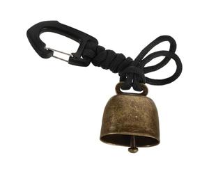Yardwe Bear Bell Wildlife Warning Bell, Iron and Rope, Sound, Lightweight, Vintage, for Dangerous Animals and Pets, Survival Camping Hiking