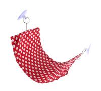 Yardwe Bearded Dragon Lizard Hammock - Axolotl Hammock Small Reptile Lounger for Lizards Bearded Dragons Geckos - Suction Cups Mount for Tank