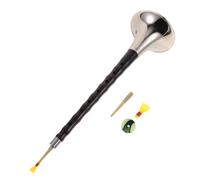 Yardwe Beginner Suona Wooden Musical Instrument Easy to Play Professional Chinese Wind Instrument Copper and Iron Accessories for Students and Professionals Random Color