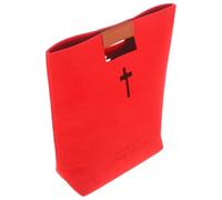 Yardwe Bible Tote Bag, Large Felt Bible Study Organizer Tote with Washable Break-resistant Felt, Daily Life Use as Bible Holder or Shopping Handbag