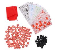 Yardwe Bingo Game for Boys and Girls Traditional Bingo Board Game Number Cards Props for Parties