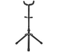 Yardwe Black Saxophone Stand Tripod Metal and Abs Construction Practical and Sturdy Instrument Display Holder for Saxophone Players Holder for Home or Studio Use