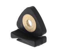 Yardwe Black Viola Practice Mute Soft Muffler Tool Noise Reduction Silencer for Orchestra Use Lightweight Hearing Protection Accessory