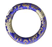 Yardwe Blue Cotton and Silk Bowl Mat for Buddhist and Crystal Singing Bowls, Soft Cushion for Meditation and Healing in Buddhism, Suitable for Artists and Spiritual Practice