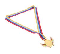 Yardwe Boy Girl Sports Medals with Neck Ribbons for School Events Football Competitions and Party Favors Stylish Achievement Awards for Boys and Girls for Classroom Prizes
