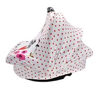 Yardwe Breathable Stroller Cover for Shopping Cart Buggy Sun Shade Cover Rosy Dots Princess