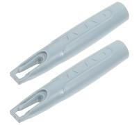 Yardwe Broom Handle Grips End Caps Replacement Caps 2pcs Simple Style that Make Household Cleaning Effortless and Save Time for Mop and Dustpan Handles