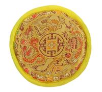 Yardwe Buddhist Sound Bowl Cushion Pad Handmade Tibetan Singing Bowl Holder for Meditation Durable Protective Mat Beautiful Design and Mindfulness Practitioners