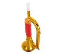 Yardwe Bugle Trumpet for Eye Catching Musical Instrument with Press Button Noisemaker for Stage Performances and Educational Play Design for Endless Fun