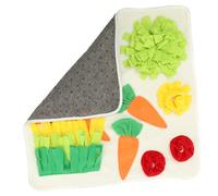 Yardwe Bunny Snuffle Mat for Rabbits Guinea Pigs Interactive Play Mat Safe Material Washable Pet Foraging Pad