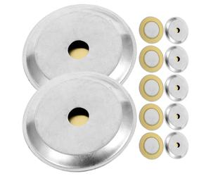 Yardwe Buzzer Piezo Disc Diaphragm Elements Acoustic Pickup Transducer for Guitar Accessories Easy Installation 150pcs Copper for Sound-controlled Electronic Products