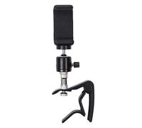 Yardwe Capo Phone Mount - Music Notation Cell Phone Holder With Capo Clip For Acoustic And Electric Guitar - Metal Sheet Music Clamp For Musicians Ukulele