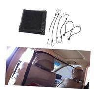 Yardwe Car Pet Barrier Dog Car Divider Backseat Pet Fence Safety Mesh Isolation Net Black for Vehicle Travel Protection