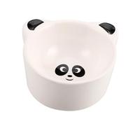 Yardwe Cartoon Small Pet Feeding Bowl Non-tip Design for Guinea Pigs Hamsters Small Animals Premium Anti-bite Food Basin Adorable Pattern Home Decor for Pets