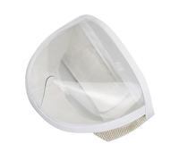 Yardwe Cat Muzzle for Grooming Transparent Breathable Biting Mask for Cats for Bathing Nail Trimming and Safe Cleaning Fits Head Circumference