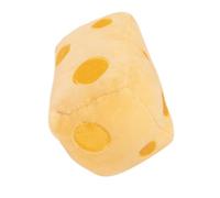 Yardwe Catnip Cheese Toy Bite Resistant Plush Molar Toy for Cats