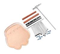 Yardwe Cat's Paw Thumb Piano Keys Kalimba Easy Assemble Instrument Portable Finger Piano for Beginners Musical Gifts for Boys and Girls