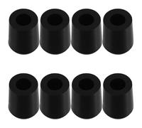 Yardwe Cello and Easy Installation for Stable Performance 8pcs Endpin End Rubber Stoppers Non-slip Pin Caps Replacement Parts Made of Sturdy Rubber with Portable Design and Playing