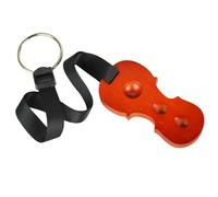 Yardwe Cello End-pin Stopper Stylish Oak Wood Alloy Nylon 3 Holes Cello Spike Floor Protector Anchor Rest Lightweight Non-slip Support Long Time Use