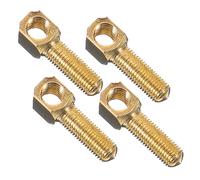 Yardwe Cello Violin Bow Frog Screw String Instrument Bow Frog Screw Replacement Tool for Violin Viola Cello Fittings Parts 4Pcs
