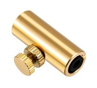Yardwe Cello Wolf Tone Mute for Eliminating Wolf Notes and Suppressing Unwanted Vibration - Adjustable Copper Device with Nut Screw, Golden Finish for Classical Performance