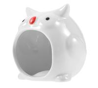 Yardwe Ceramic Hamster Hideout Cooling House for Pets Safe and Ceramic Nest Adorable Design for Resting Sleeping Space
