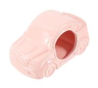 Yardwe Ceramic Hamster House Cute Car-shaped Hideout for Pets Cooling Nest for Sleeping and Playing Easy to Clean Retreat for Hamsters and Critters