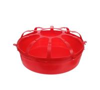 Yardwe Chick Feeder No Waste Plastic Poultry Feeding Bowl with Large Capacity for Young Birds and Chickens, Sturdy Plastic Material Optimized for Flock Management and Poultry Feeder